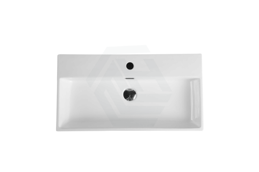 720X380X155Mm Rectangle Gloss White Above Counter/Wall-Hung Ceramic Basin Wall Hung Basins