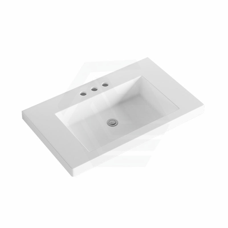 750X465X135Mm Poly Top For Bathroom Vanity Single Bowl 1 Or 3 Tap Holes Available No Overflow Poly