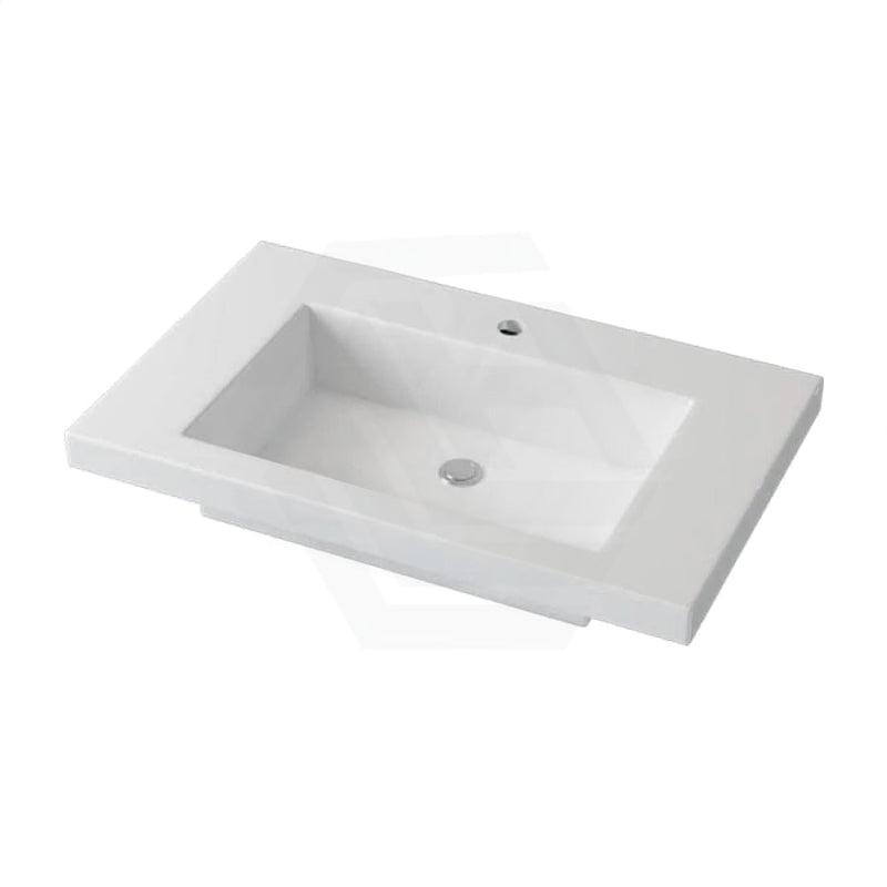 750X465X135Mm Poly Top For Bathroom Vanity Single Bowl 1 Or 3 Tap Holes Available No Overflow Tops