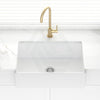 750X470X250Mm Winston Gloss White Ceramic Shaker Single Bowl Kitchen Butler Laundry Sink Sinks