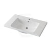755X465X165Mm D Shape Ceramic Top For Bathroom Vanity Sleek High Gloss Single Bowl 1 Tap Hole