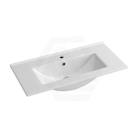 760X370X170Mm Ceramic Top For Bathroom Vanity Single Bowl 1 Tap Hole Overflow Hole Narrow Tops