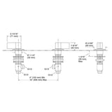 Kohler Components™ Bathroom Sink Tap Sets With Tube Design Bath/Basin