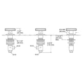 Kohler Components™ Bathroom Sink Tap Sets With Tube Design Bath/Basin