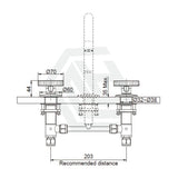 Kohler Components Brushed Nickel Basin Tap Set Bath/Basin Sets