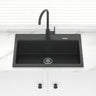 780X510X220mm Carysil Black Single Bowl Granite Stone Kitchen Sink Top/ Under Mount Products