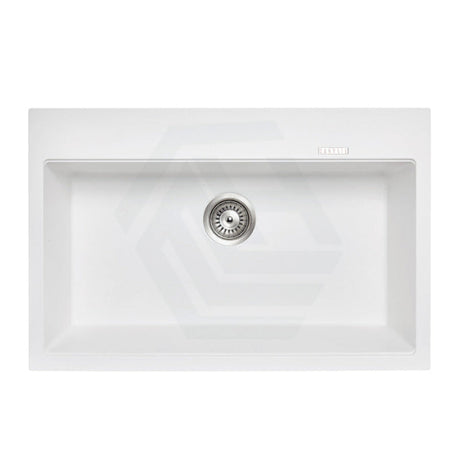 780X510X220mm Carysil White Single Bowl Granite Stone Kitchen Laundry Sink Top/ Under Mount Products