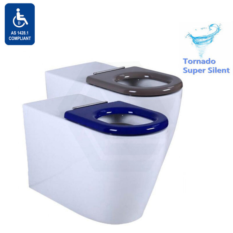 795X355X425Mm Asta Special Care Tornado Flush Toilet Pan Back To Wall S Trap P Single Flap Seat