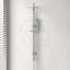 Twin Shower Station Top Water Inlet Suqare Chrome