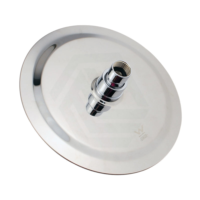 Twin Shower Station Top Water Inlet Round Chrome
