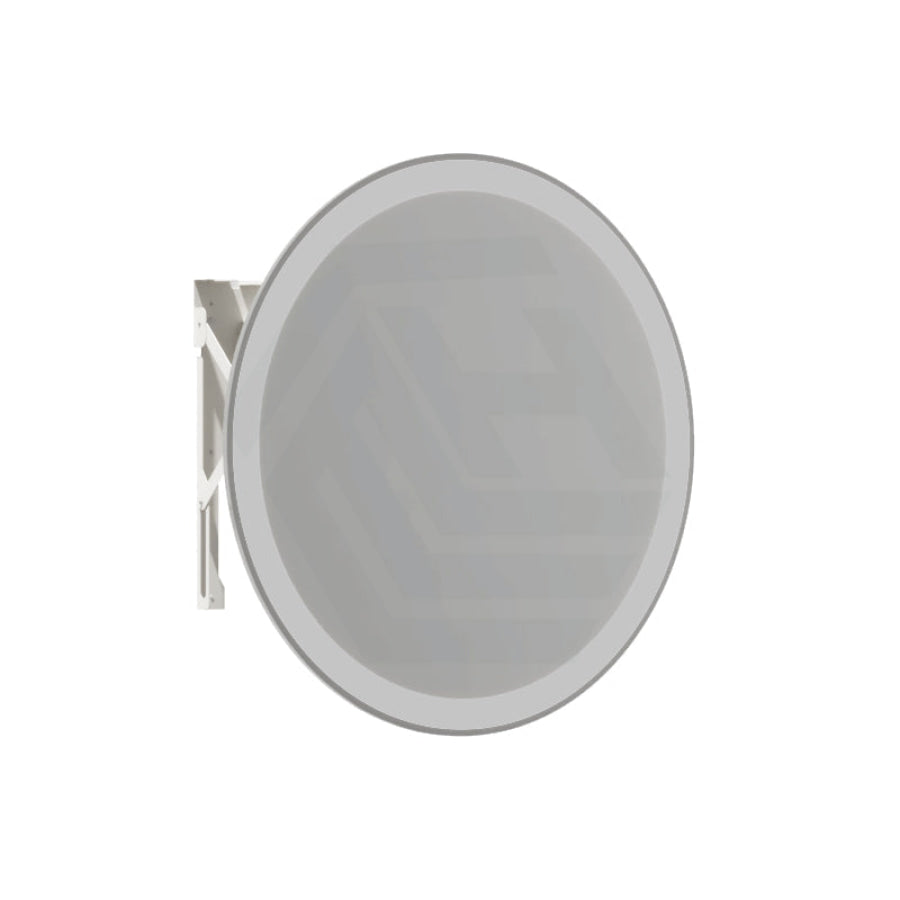 800Mm Round Pull Out Led Mirror White Mechanism Framed Automatic Light Mirrors