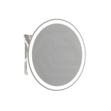 800Mm Round Pull Out Led Mirror White Mechanism Framed Automatic Light Mirrors