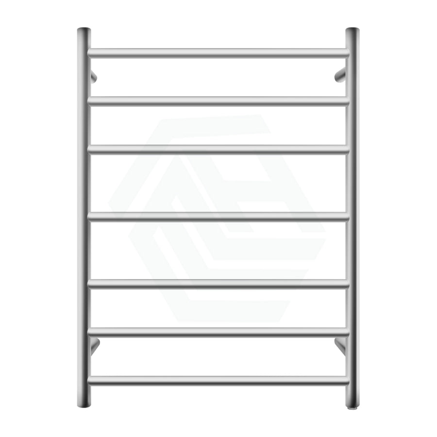 800X600X122mm Round Chrome Electric Heated Towel Rack 7 Bars Stainless Steel