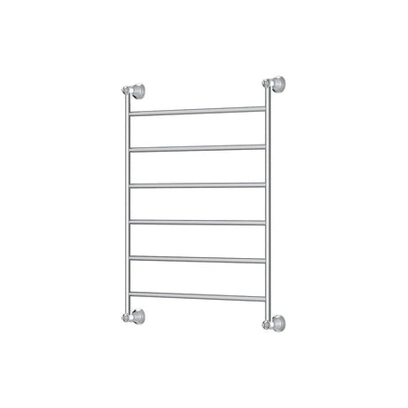 Fienza Lillian Heated Towel Rail 600Mm 4/6/9 Bars Chrome 6 Rails