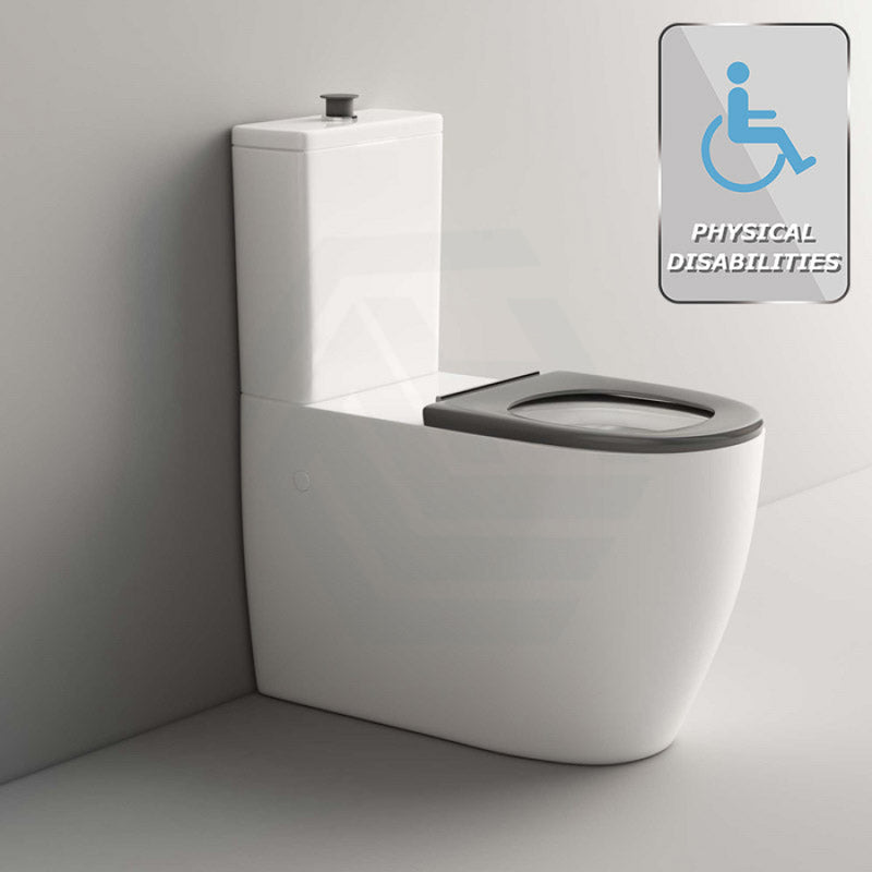 Ceramic Special Care Toilet Suite Rimless 810mm