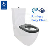 810X355X880Mm Asta Special Care Rimless Disabled Toilet Suite Back To Wall S Trap P Single Flap Seat