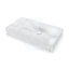 815X465X130Mm Dune Above Counter Basin Gloss White Wash Sani-Quartz Composite High-End Basins