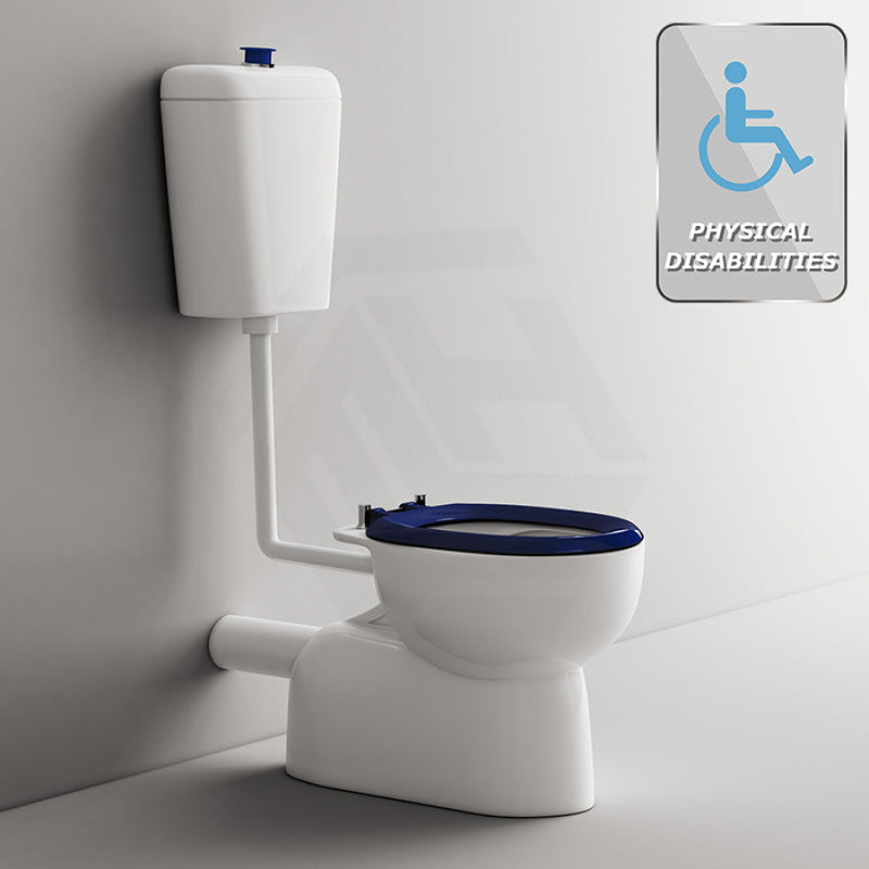 Ceramic Disabled Special Care Toilet Suite Box Rim 820mm