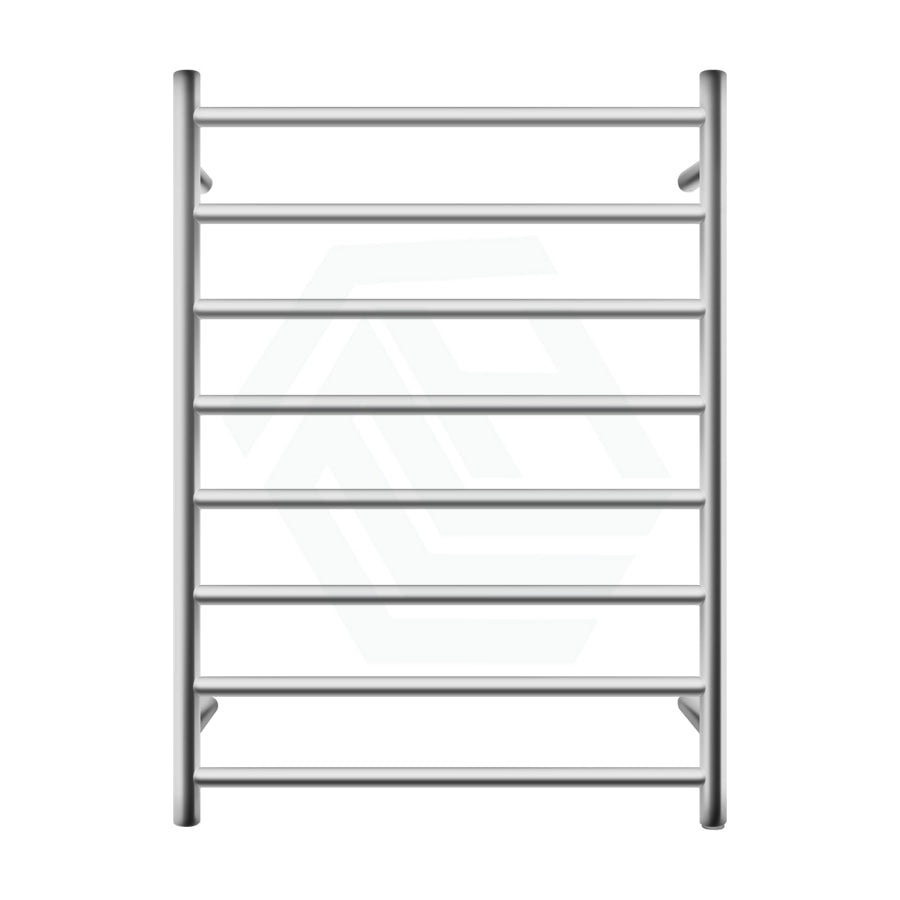 820X600X120Mm Round Chrome Electric Heated Towel Rack 8 Bars Stainless Steel