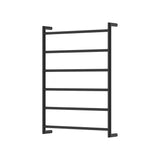 Fienza Kaya Heated Towel Rail 600Mm 4/6/9 Bars Matt Black Rails