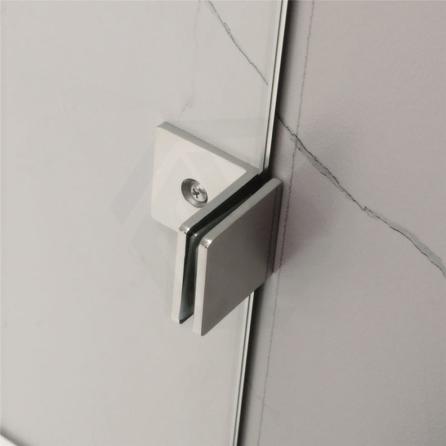 850/1000X1500Mm Fixed & Swing Bathtub Shower Screen 10Mm Tempered Glass Frameless Panel Chrome