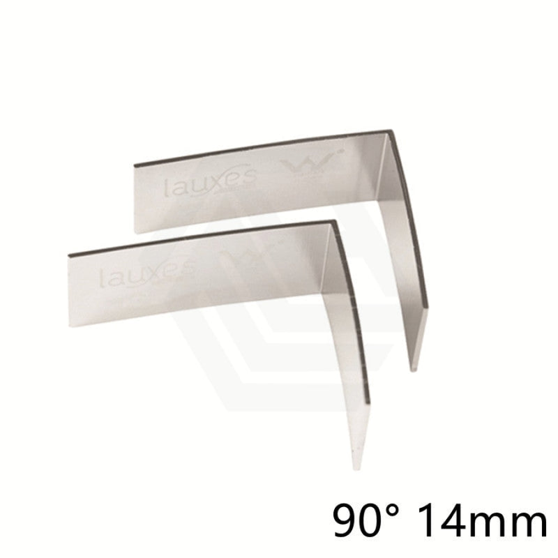 90-Degree Lauxes Silk Silver Pair Shower Grate Joiners 14/21/22/26/35Mm 90° 14Mm Joiner Drain