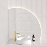 900/1200/1500Mm Roman Corner Led Mirror Sensor Touch Frameless Fan Shaped Fan-Shaped Led Mirrors