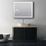 900/1200mm Led Mirror Rectangle Bluetooth Magnifier