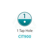 900Mm Citi E0 Board Gloss White Freestanding With Legs Vanity Cabinet Stainless Steel Sink-Top 1 Tap