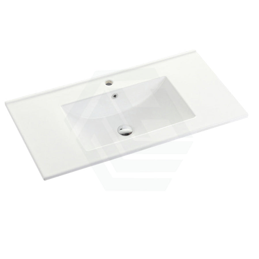 900Mm Freestanding Pvc Vanity With Gloss White Finish Left / Right Drawers Cabinet Only For Bathroom