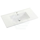 900Mm Freestanding Pvc Vanity With Gloss White Finish Left / Right Drawers Cabinet Only For Bathroom