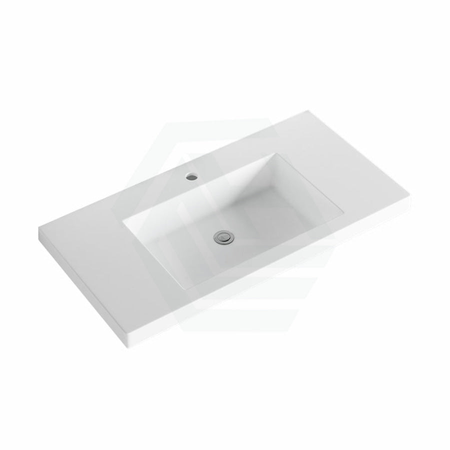 900Mm Freestanding Pvc Vanity With Gloss White Finish Left / Right Drawers Cabinet Only For Bathroom