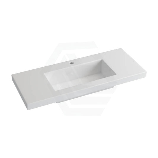 900X370X140Mm Narrow Poly Top For Bathroom Vanity Single Bowl 1 Tap Hole Tops