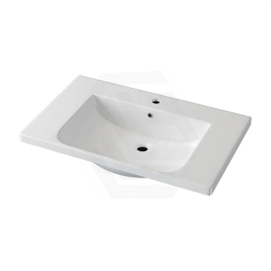905X465X165Mm D Shape Ceramic Top For Bathroom Vanity Sleek High Gloss Single Bowl 1 Tap Hole