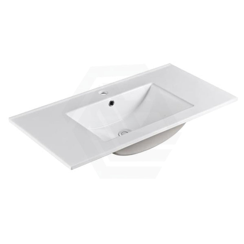 910X370X170Mm Ceramic Top For Bathroom Vanity Single Bowl 1 Tap Hole Overflow Hole Narrow Ceramic
