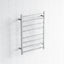 912X620X120Mm Square Chrome Electric Heated Towel Rack 8 Bars Rails