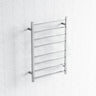 912X620X120Mm Square Chrome Electric Heated Towel Rack 8 Bars Rails