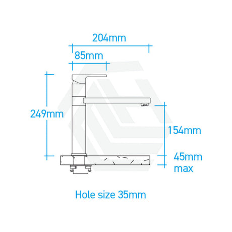 M#2(Gunmetal Grey) Billi Gun Metal Stand-Alone Paddle Lever Mixer Tap Swivel Sink Mixers