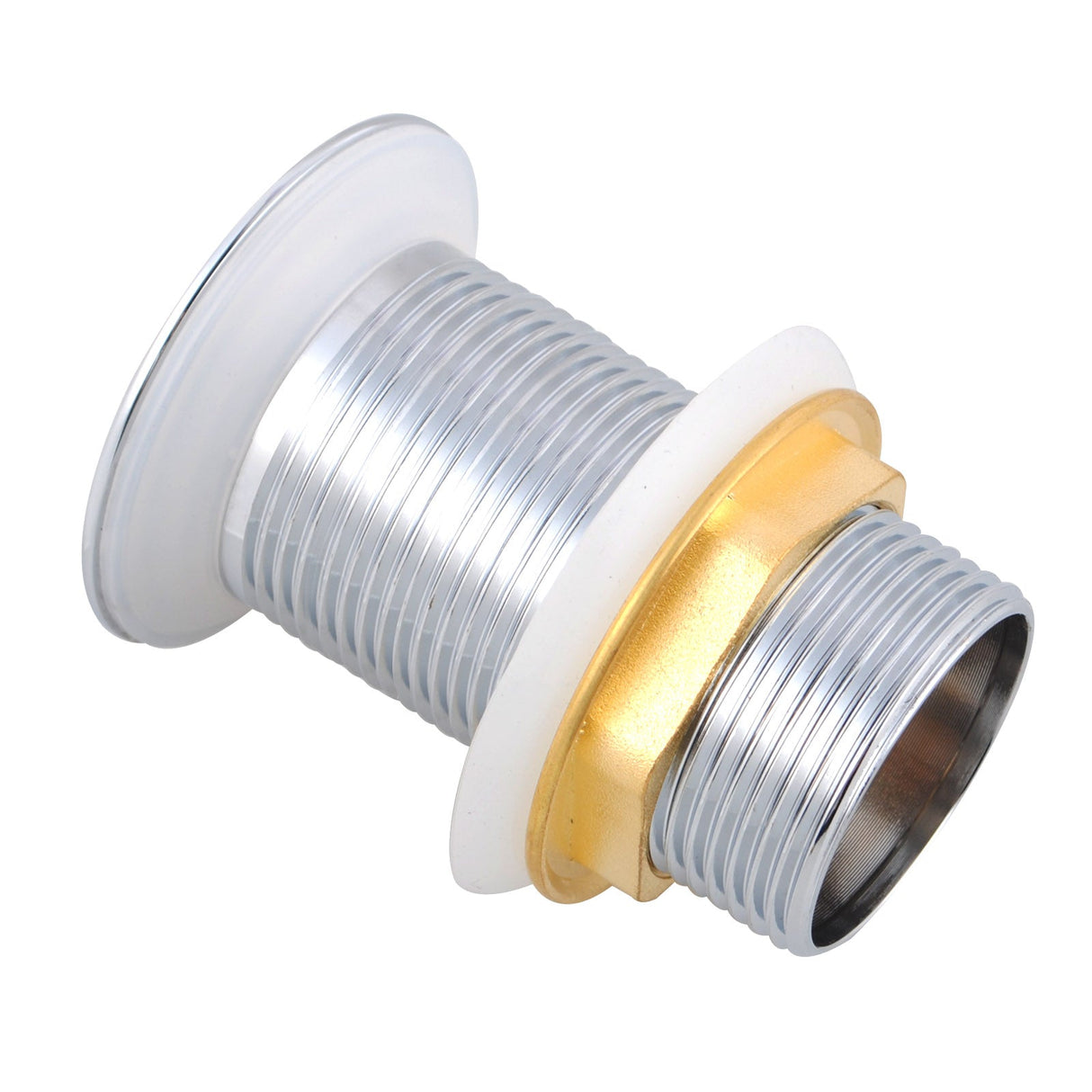 32/40Mm Chrome Solid Brass Basin Pop Up Waste No Overflow