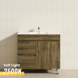1200mm Freestanding Bathroom Vanity Dark Oak Cabinet Only