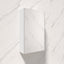 450/600/750/900/1200/1500mm Matt White Mdf Pencil Edge Wall Hung Shaving Cabinet Cabinets