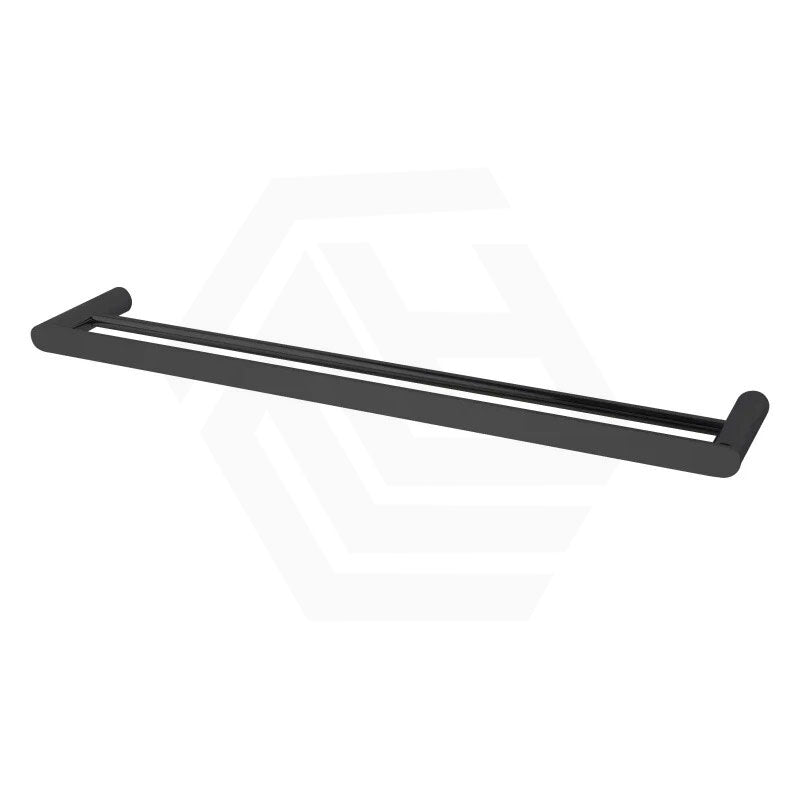 Esperia 600/800Mm Black Double Towel Rail Stainless Steel 304 Wall Mounted Bathroom Products