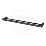 Esperia 600/800Mm Black Double Towel Rail Stainless Steel 304 Wall Mounted Bathroom Products
