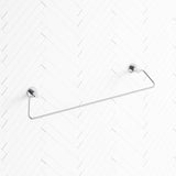 Zevi 600mm Self Adhesive Chrome Single Towel Rail Stainless Steel 304 Wall Mounted Drill Free Rails