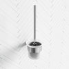 Toilet Brush with Holder Wall Mounted Chrome