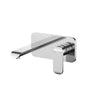IKON Kara Solid Brass Chrome Bathtub/Basin Wall Mixer With Spout