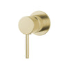 G#3(Gold) IKON Hali Brushed Gold Wall Mixer With 60mm Cover Plate