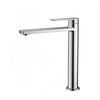 Ruki Solid Brass Chrome High Rise Basin Mixer for Vanity and Sink