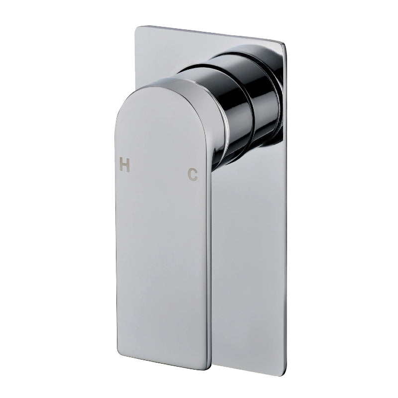 N#1(Nickel) Ruki Solid Brass Brushed Nickel Shower/Bath Wall Mixer Mixers