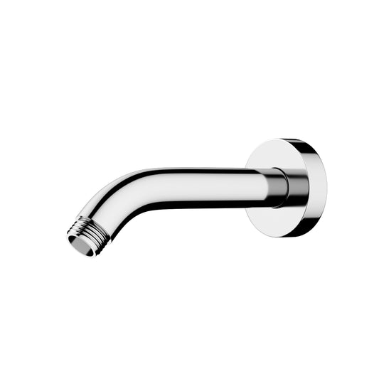 Round Angled Shower Arm Chrome in Solid Brass